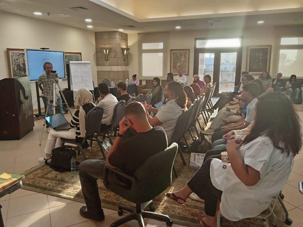 lecture in the AUC Cairo